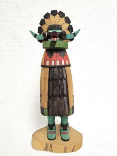 Native American Hopi Carved Shalako Taka Dancer Kachina Doll (Katsina Doll)