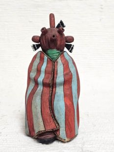 Native American Hopi Carved Mudhead Kachina Doll (Katsina Doll)