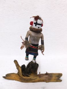 Native American Hopi Carved Qochaf Cleanser Katsina Doll