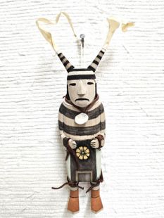 Old Style Hopi Carved Clown Traditional Kachina Doll (Katsina Doll)