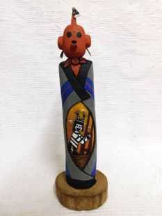Native American Hopi Carved Mudhead Katsina Sculpture