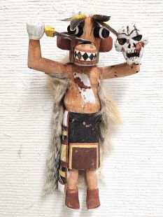 Old Style Hopi Carved Priest Killer Traditional Kachina Doll (Katsina Doll)