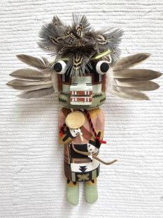 Old Style Hopi Carved Holi Traditional Dancer Kachina Doll (Katsina Doll)