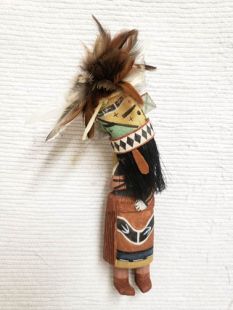 Old Style Hopi Carved Hillili Traditional Guard Katsina Doll