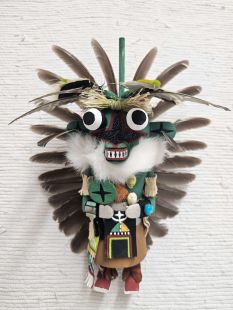 Old Style Hopi Carved Ahote Traditional Kachina Doll (Katsina Doll)