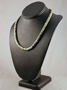 Native American Santo Domingo Made Turquoise Necklace