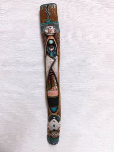 Native American Laguna Carved Pot Carrier Maiden Wall Hanging Sculpture
