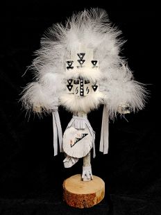 Native American Navajo Made White Cloud Kachina Doll
