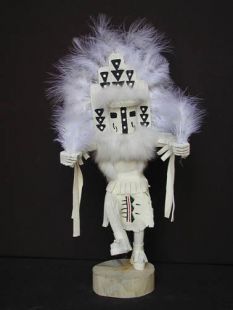 Native American Navajo Made White Cloud Kachina Doll