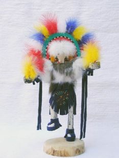 Native American Navajo Made Rainbow Kachina Doll