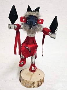 Native American Navajo Made Roadrunner Kachina Doll