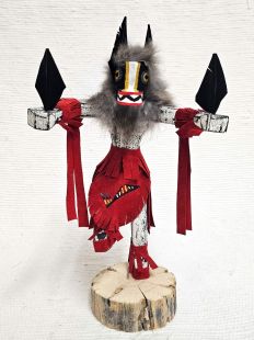 Native American Navajo Made Badger Healer Kachina Doll