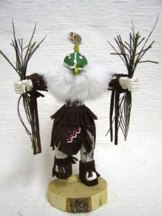 Native American Navajo Made Squash Chief Kachina Dancer Doll