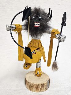 Native American Navajo Made Great Spirit Buffalo Kachina Doll