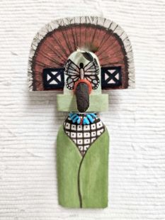 Old Style Hopi Carved Laguna Corn Traditional Plant Kachina Doll (Katsina Doll)
