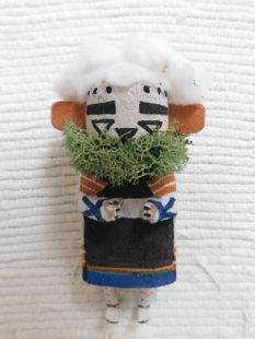 Old Style Hopi Carved Snow Maiden Traditional Katsina Doll 