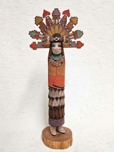 Native American Hopi Carved Shalako Mana Kachina Doll (Katsina Doll)