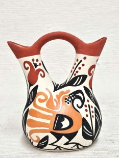 Native American Acoma Handpainted Wedding Vase