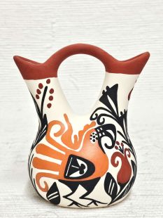 Native American Acoma Handpainted Wedding Vase