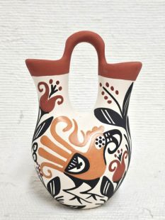 Native American Acoma Handpainted Wedding Vase