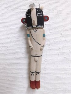 Old Style Hopi Carved Kokopelli Traditional Fertility Kachina Doll (Katsina Doll)