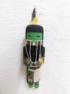 Old Style Hopi Carved Longhair Traditional Rain Dancer Katsina Doll