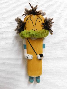 Old Style Hopi Carved Qoqooqlo Traditional Storyteller Kachina Doll (Katsina Doll)
