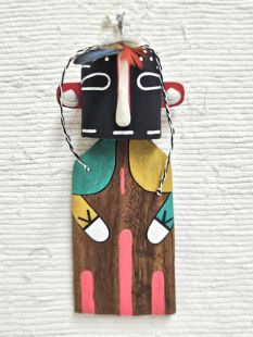 Old Style Hopi Carved Kokopelli Traditional Fertility Kachina Doll (Katsina Doll)