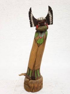 Native American Hopi Carved Crow Mother Katsina Sculpture