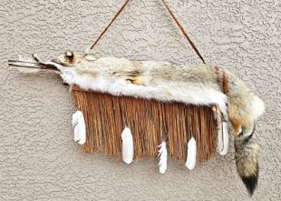 Native American Made Coyote Quiver with Arrows