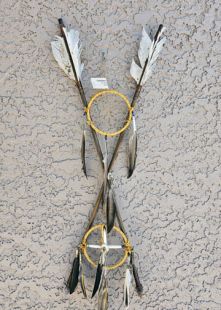Native American Made 4-Way Crossed Arrows 