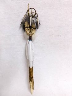 Native American Made Badger Skull Trail Marker