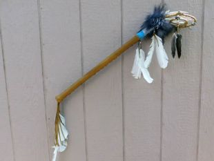 Native American Made Ceremonial Dreamer Dance Stick