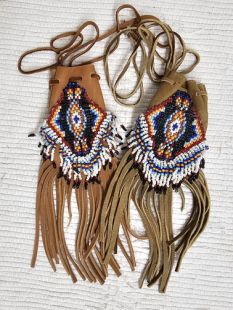 Native American Made Handbeaded Medicine Bag