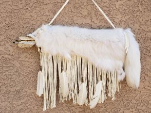 Native American Cherokee Made Arctic Fox Quiver with Arrows - Quiver