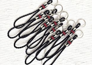 Native American Navajo Made Beaded Keychain 