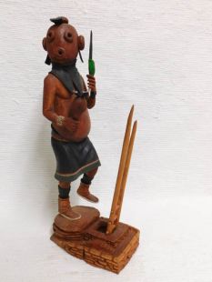 Native American Hopi Carved Mudhead Katsina Doll