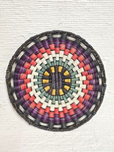 Native American Hopi Made Wicker Plaque