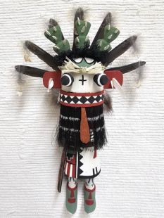 Old Style Hopi Carved Cactus Traditional Plant Kachina Doll (Katsina Doll)
