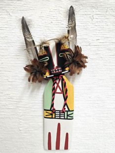 Old Style Hopi Carved Badger Traditional Powerful Healer Kachina Doll (Katsina Doll)