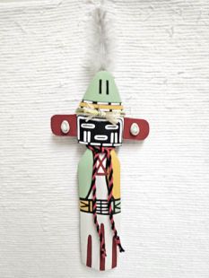 Old Style Hopi Carved Warrior Twin Traditional Kachina Doll (Katsina Doll) 