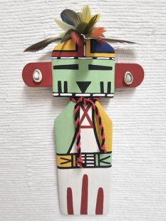 Old Style Hopi Carved Thunder Traditional Dancer Kachina Doll (Katsina Doll)