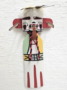 Old Style Navajo Carved Hopi Bear Traditional Powerful Healer Kachina Doll (Katsina Doll)