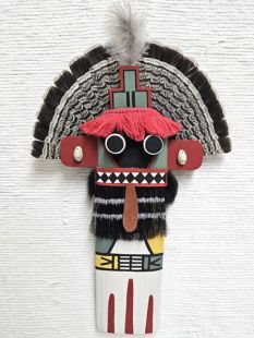 Old Style Hopi Carved Hillili Traditional Guard Kachina Doll (Katsina Doll)