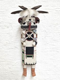 Old Style Navajo Carved Hopi Bear Traditional Powerful Healer Kachina Doll (Katsina Doll)