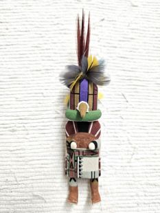Old Style Hopi Carved Tobacco Flower Traditional Kachina Doll (Katsina Doll)