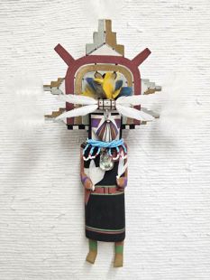Old Style Hopi Carved Butterfly Maiden Traditional Kachina Doll (Katsina Doll)