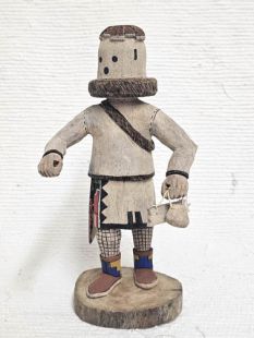 Native American Hopi Carved Eototo Chief Kachina Doll (Katsina Doll)