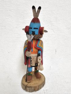 Native American Hopi Carved Aholi Priest Katsina Doll