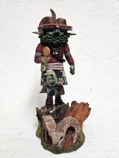 Native American Hopi Carved Ram Kachina Doll (Katsina Doll)